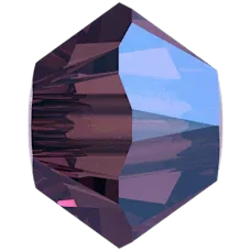 Primero Crystals 5328 Bicone - Amethyst Shimmerx2, 3mm 25-pack Primero Crystals