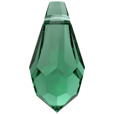 Primero Crystals 6000 Teardrop - Majestic Green 11mm 1 styck