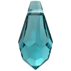 Primero Crystals 6000 Teardrop - Blue Zircon 11mm 1 styck