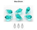 Primero Crystals 6000 Teardrop - Blue Zircon 11mm 1 styck