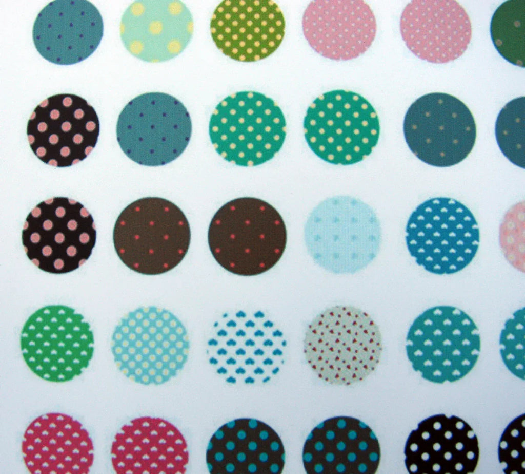 Bildark Rund - Prick- mix 10mm 1 ark Hilmas Pyssel
