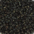 Miyuki Seed Beads - Picasso Smokey Black Matte 11/0, 10 gram Miyuki