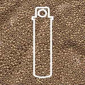 Miyuki Seed Beads - Duracoat Galvanized Matte Champagne 15/0, 8,2 gram Miyuki