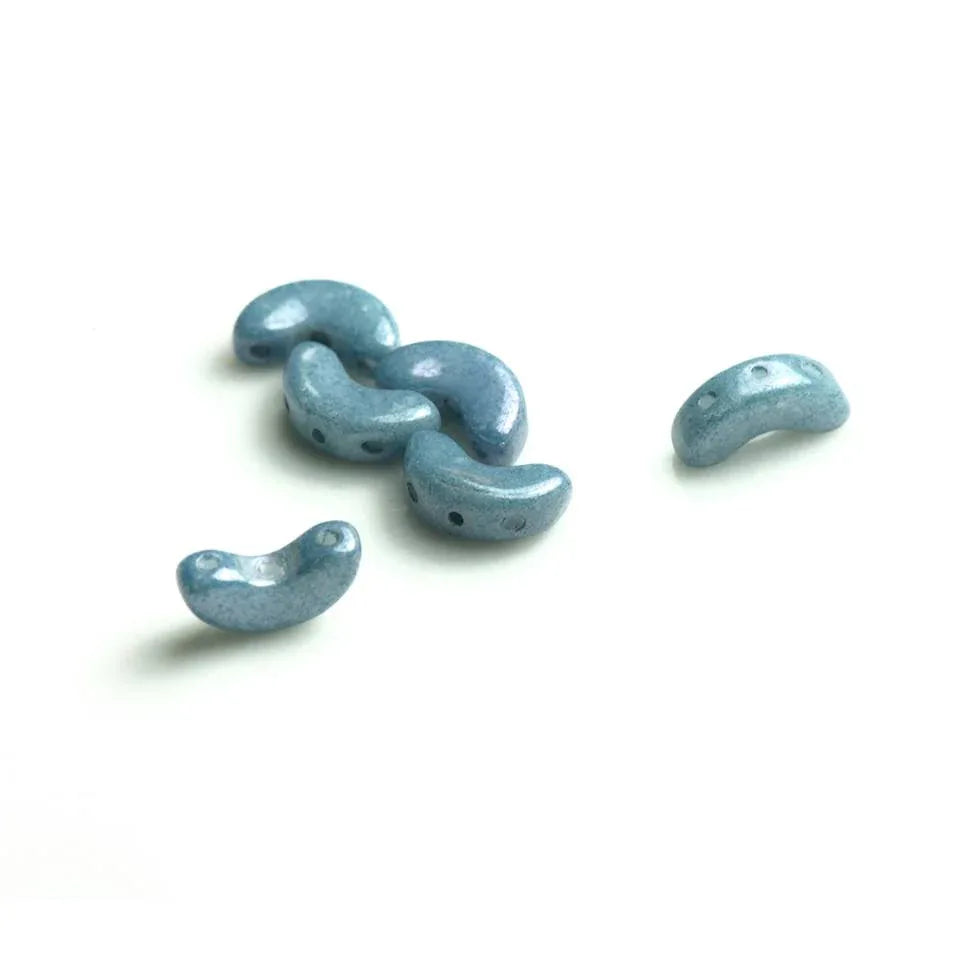 Arcos® par Puca® - Opaque Blue Ceramic Look, 10 gram Les perles par Puca® - Paris