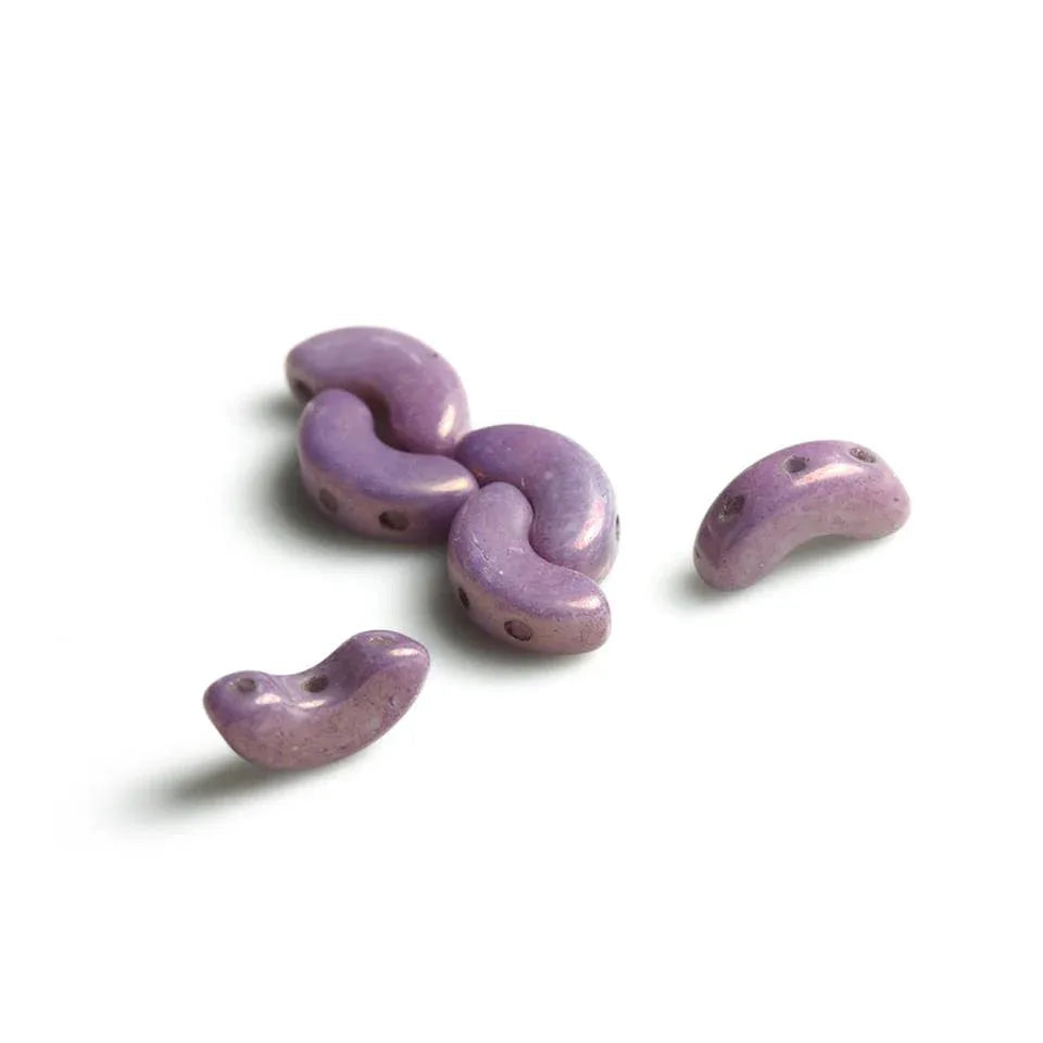 Arcos® par Puca® - Opaque Mix Amethyst/Gold Ceramic Look, 10 gram Les perles par Puca® - Paris