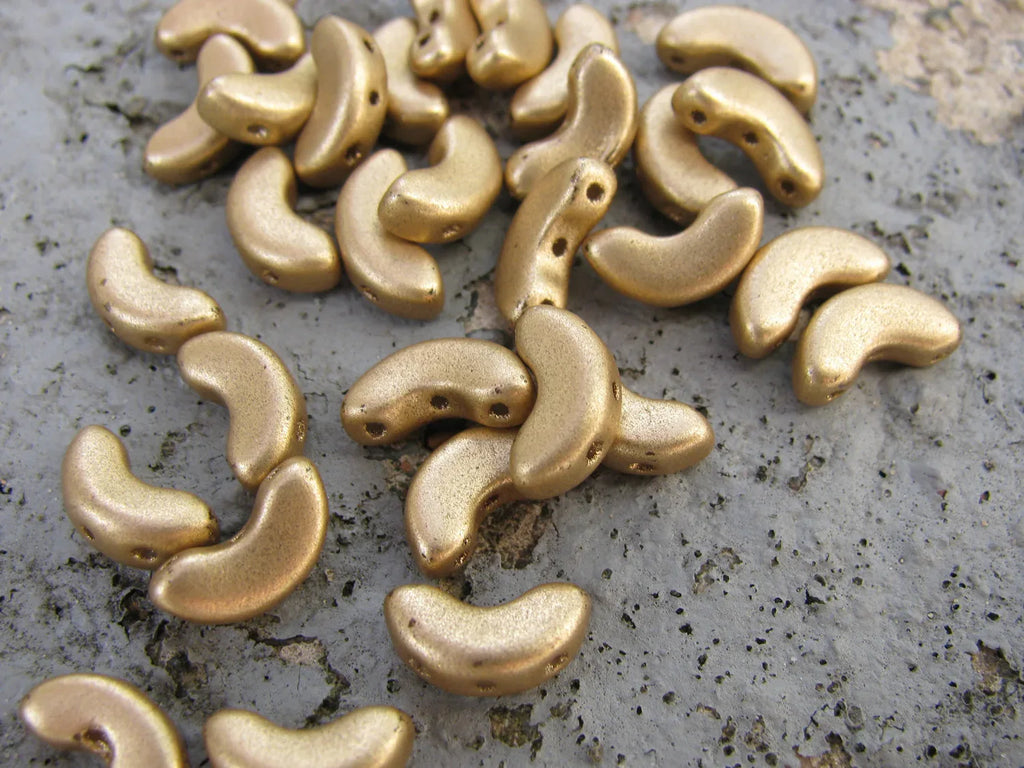 Arcos® par Puca® - Light Gold Matte, 10 gram Les perles par Puca® - Paris