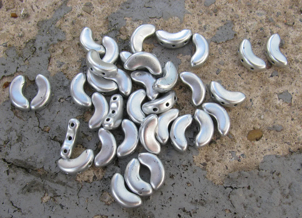 Arcos® par Puca® - Silver Aluminum Matte, 10 gram Les perles par Puca® - Paris