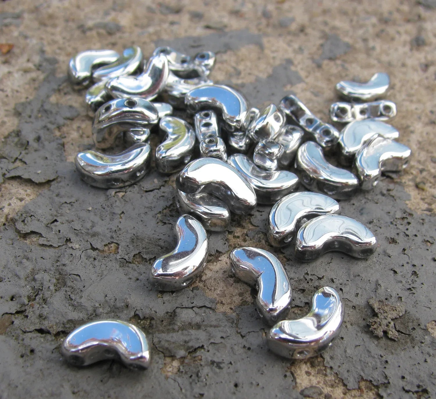 Arcos® par Puca® - Argentees / Silver, 10 gram Les perles par Puca® - Paris