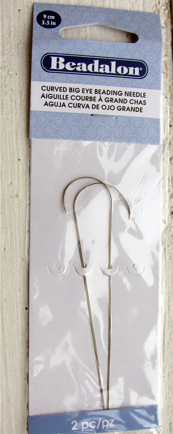 Pärlnålar Beadalon - Curved Big Eye Nålar, 2-Pack Beadalon
