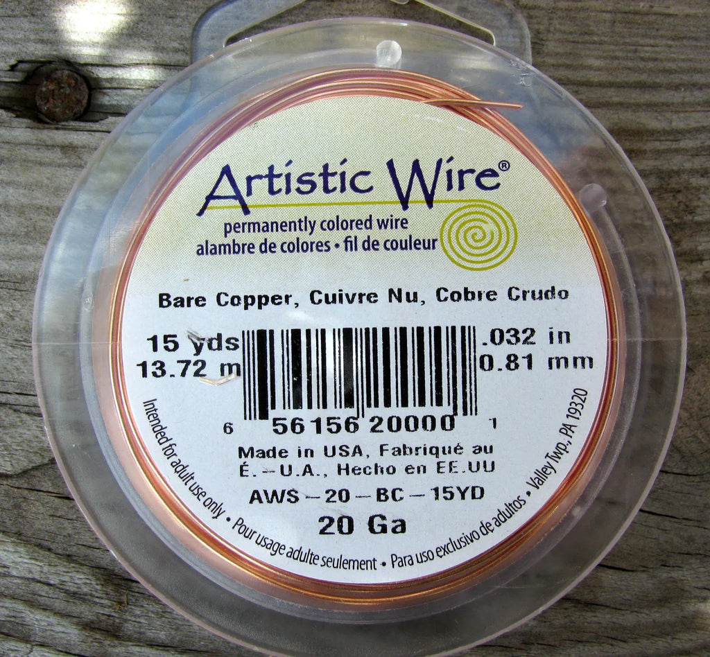 Artistic Wire 20 Ga - Bare Copper 1 Rulle Artistic wire