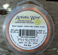 Artistic Wire 24 Ga - Bare Copper 1 rulle Artistic wire