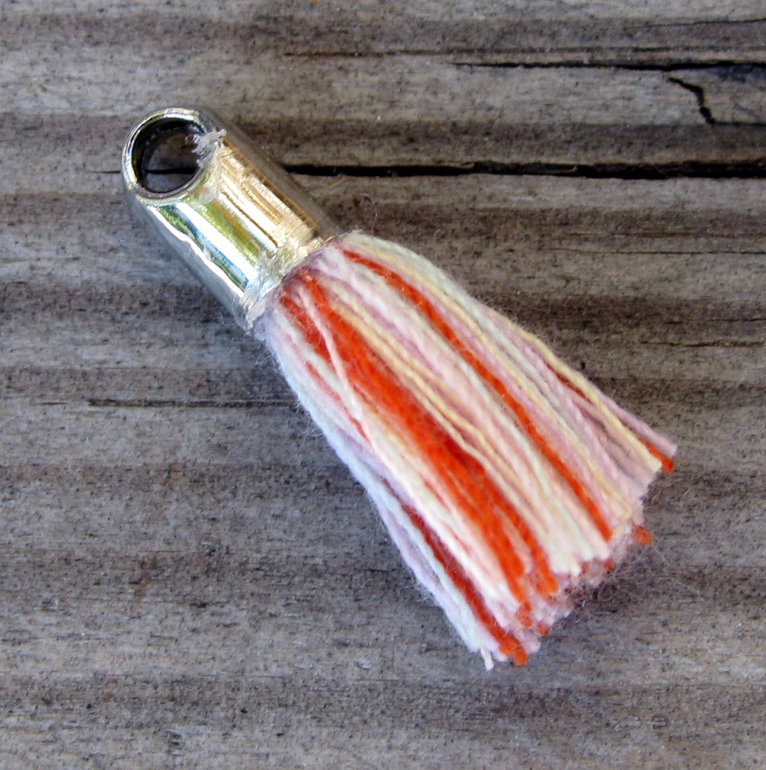 Bomullstofs - Multi 18mm 1 styck Grekisk Metall