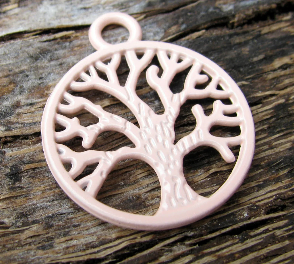 Hänge Rosa - Livets Träd 18mm, 1 styck Grekisk Metall
