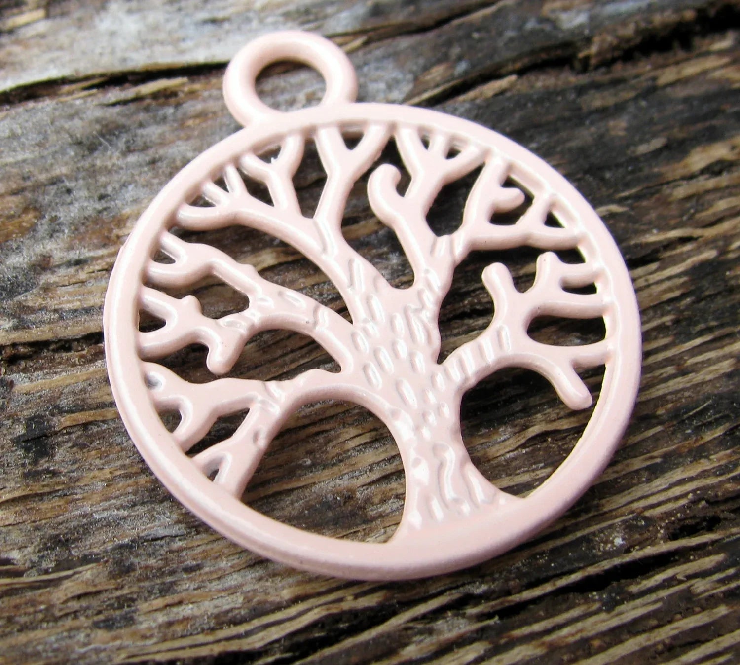 Hänge Rosa - Livets Träd 18mm, 1 styck Grekisk Metall
