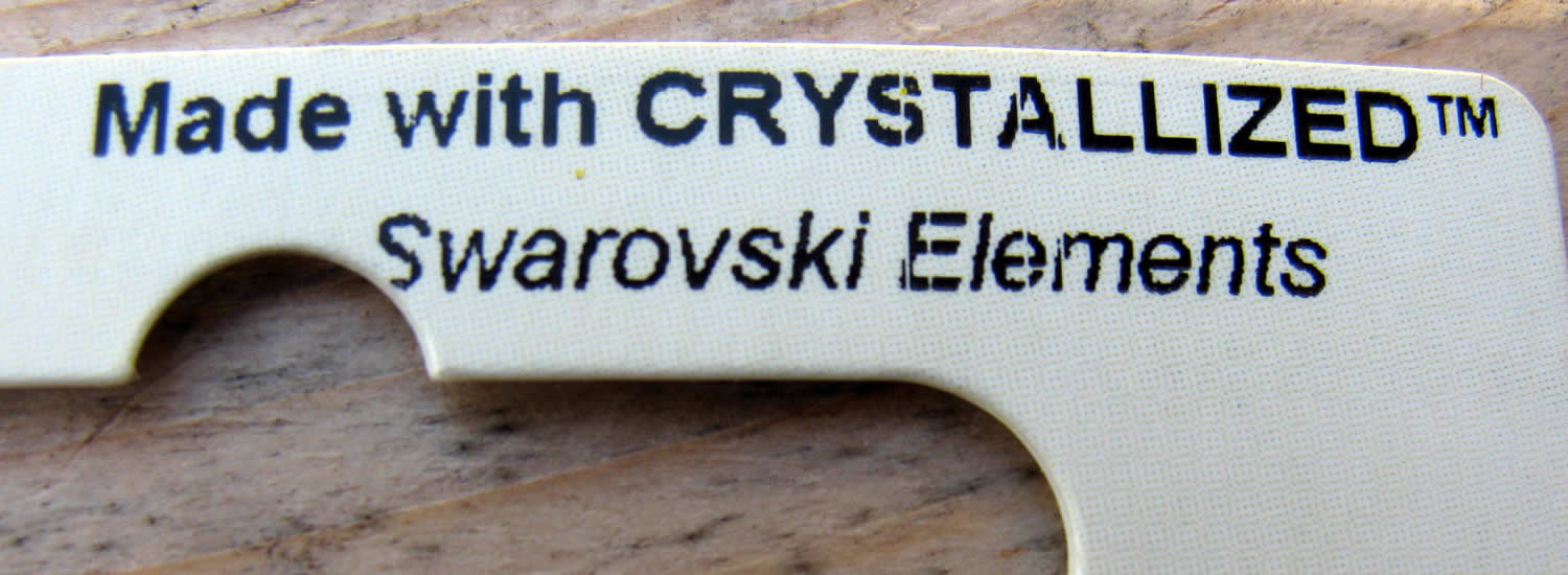 Claspgarten instickslås - Rund med strassten, silverfärgad 11mm 1 styck Claspgarten