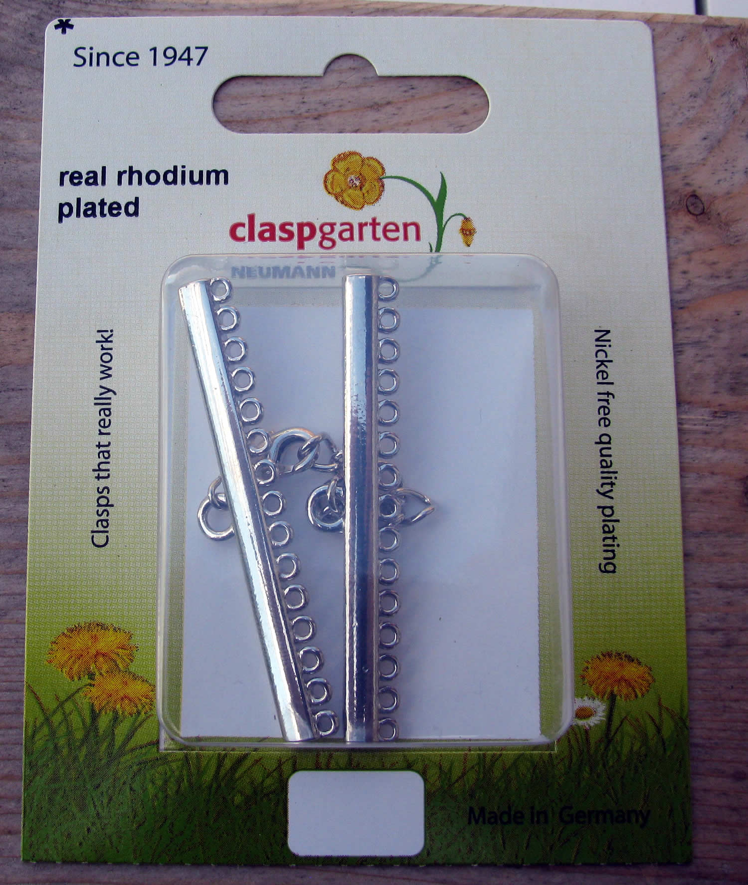 Claspgarten Brett Avslut - Klolås med Avslut 55mm, 1 Styck Claspgarten