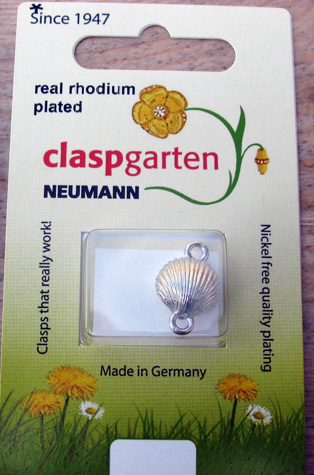 Claspgarten magnetlås - Snäcka 13mm,silverfärgad, 1 styck Claspgarten