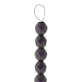Tjeckiska Firepolish - Polychrome Black Raspberry 4 mm,, 1 sträng Hilmas Pyssel