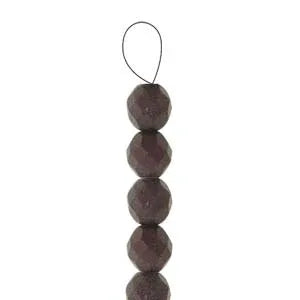 Tjeckiska Firepolish - Polychrome Purple Bronze 4 mm, 1 sträng Hilmas Pyssel