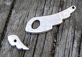 Stavlås Silverfärgat - Vinge 38x7mm, 1 set Grekisk Metall