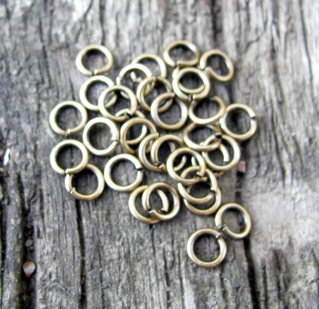 Bindringar Bronsfärgade - 4,5x0,8mm, 50-pack Grekisk Metall