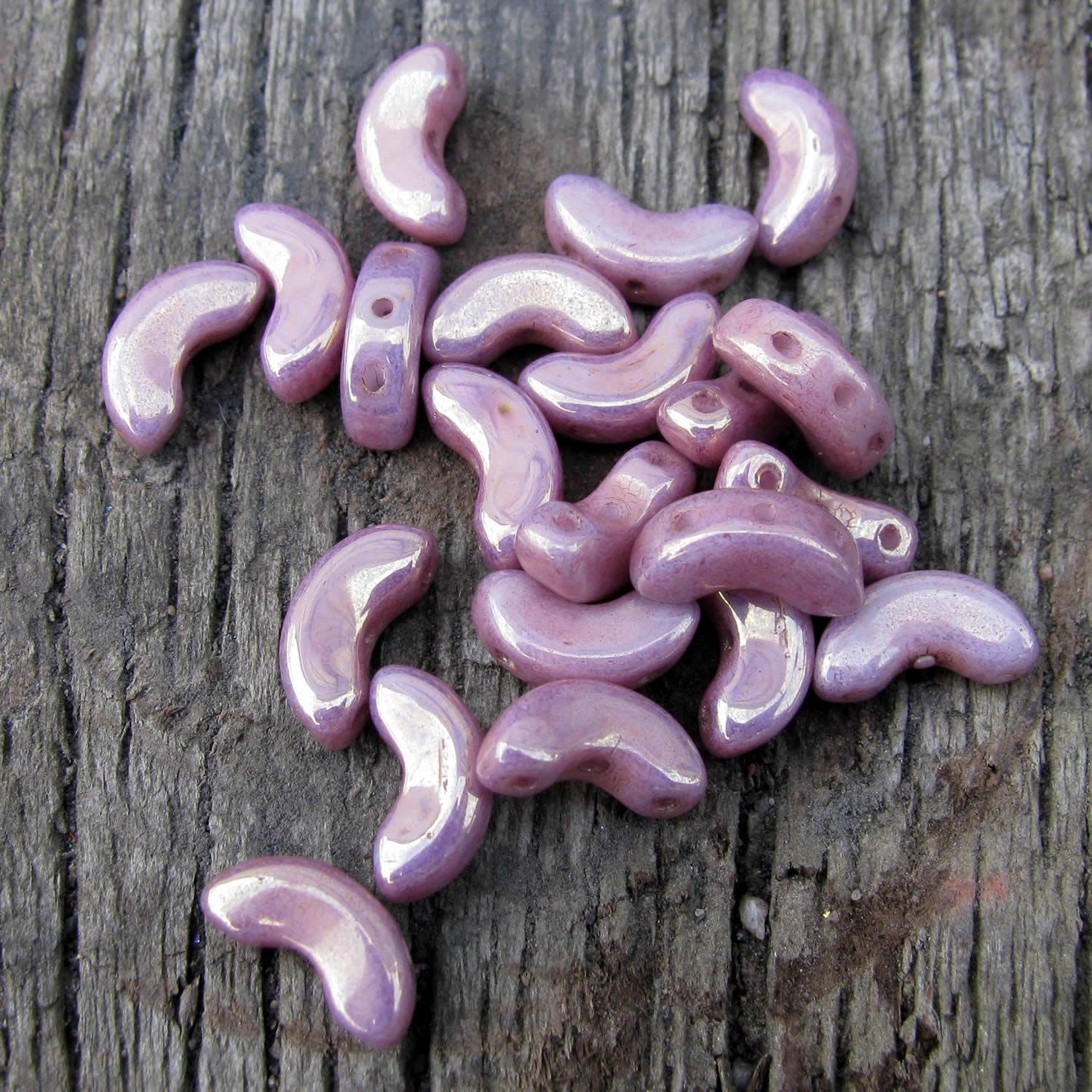 Arcos® par Puca® - Opaque Mix Violet/Gold Ceramic Look, 10 gram Les perles par Puca® - Paris