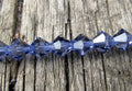 Tjeckiska MC Bicone - Tanzanite 6 mm, 1 sträng Preciosa