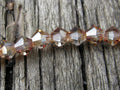 Tjeckiska MC Bicone - Crystal Cal 4 mm, 1 sträng Preciosa