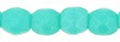 Tjeckiska Firepolish - Opaque Turquoise 3 mm, 50-pack Hilmas Pyssel