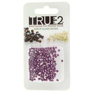 Tjeckiska Firepolish - Pastel Bordeaux, True 2 mm, 2 gram Hilmas Pyssel