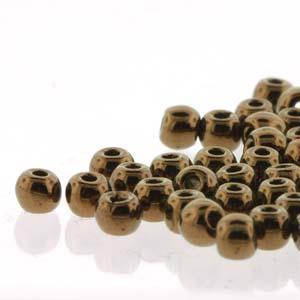 Tjeckiska Druk (Runda) - Jet Bronze True 2mm, 600 pack Hilmas Pyssel