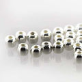 Tjeckiska Druk (Runda) - Fine Silver Plate True 2mm, 600-pack Hilmas Pyssel