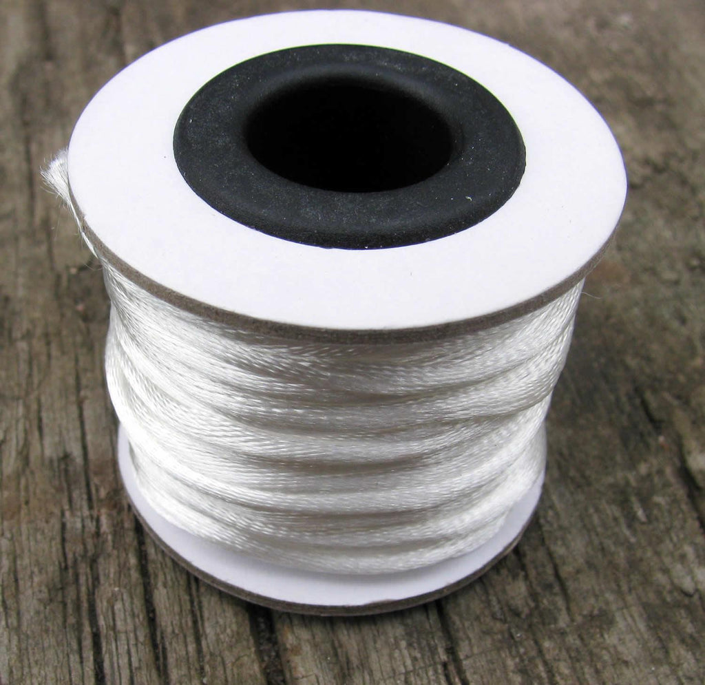 Nylontråd - Vit, 2 mm, 1 rulle (10m) Hilmas Pyssel