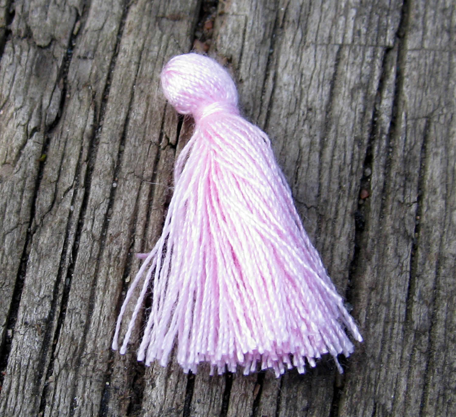 Bomullstofs - Ljusrosa 25mm, 1 styck Hilmas Pyssel