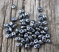 SuperDuo - Jet Hematite 10 gram Matubo