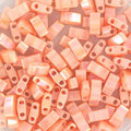 Miyuki Half Tila - Semi-Matte Opaque Salmon 5x2,5mm, 5gram Miyuki