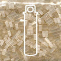 Miyuki Half Tila - Silk Pale Cream 5x2,5mm 7,8gram Miyuki