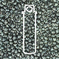 Miyuki Drops - Picasso Smokey Black Matte 3,4mm, 25 gram Miyuki