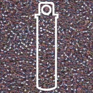 Miyuki Seed Beads - Silver Lined Smoky Amethyst AB 11/0, 24 Gram Miyuki