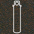 Miyuki Seed Beads - Metallic Copper Iris 11/0, 24 gram Miyuki