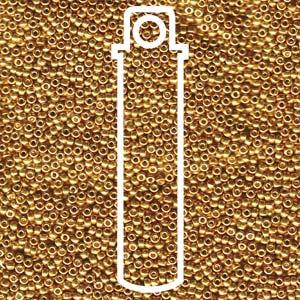 Miyuki Seed Beads - Galvanized Yellow Gold 15/0, 10 gram Miyuki