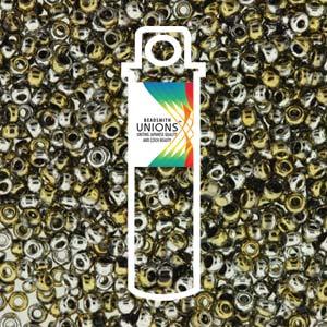 Miyuki Seed Beads - Unions Black California Silver 15/0, 8,2 gram Miyuki