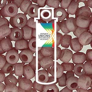 Miyuki Seed Beads - Unions White Opaque Lila Luster 8/0, 22 Gram Miyuki
