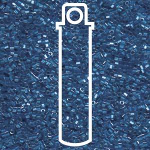 Miyuki Delica Hexcut - Sparkling Crln Blue Crystal 11/0, 7,2 gram Miyuki