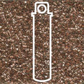 Miyuki Delica Hexcut - Copper Lined Crystal 11/0, 7,2 gram Miyuki