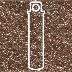 Miyuki Delica Hexcut - Copper Lined Crystal 11/0, 7,2 gram Miyuki
