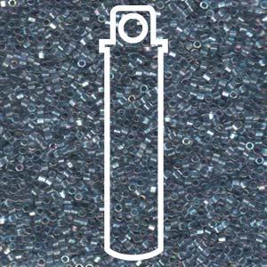 Miyuki Delica Hexcut - Transparent Grey Luster 11/0, 7,2 gram Miyuki