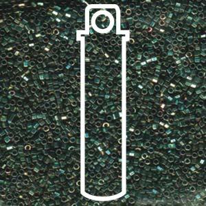 Miyuki Delica Hexcut - Metallic Green 11/0, 7,2 gram Miyuki