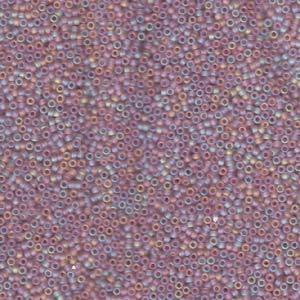 Miyuki Seed Beads - Matte LT Amethyst AB 15/0, 8,2 gram Miyuki