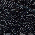 Miyuki Bugle Beads - Opaque Black 6 mm, 10 gram Miyuki